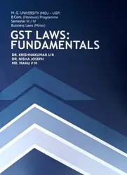 GST LAWS : FUNDAMENTALS MG UNIVERSITY B.com  HONOURS SEMESTER 3/4