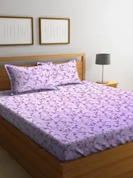 Bombay Dyeing Cotton Floral Print Double Bedsheets