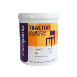 Asian Paint Tractor Emulsion Wall Paint, 4L (White)