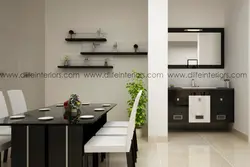 Custom-Made Dining Room with Crockery Shelf and Bar counter
