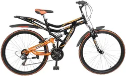 Hercules Topgear CX70 Dual Suspension 18 Speed Bicycle (26T)