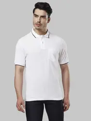 Raymond Next Look White Regular Fit T-shirt