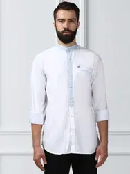 RAYMOND White Contemporary Fit Shirt