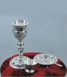 Pure Silver Chalice set code 3 (Church Silver)