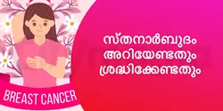 സ്‌തനാർബുദം അറിയേണ്ടതും ശ്രദ്ധിക്കേണ്ടതും 
