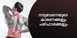 നടുവേദനയുടെ കാരണങ്ങളും പരിഹാരങ്ങളും 