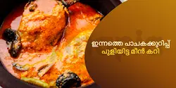 ഇന്നത്തെ പാചകക്കുറിപ്പ് : പുളിയിട്ട മീൻ കറി 