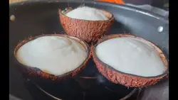 ചിരട്ടയിൽ ഇഡ്‌ഡലി, കാണാനും കഴിക്കാനും കൗതുകം