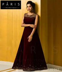Customized Velvet Gown