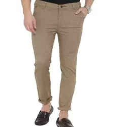 TSX Slim Fit Men's Beige Trousers