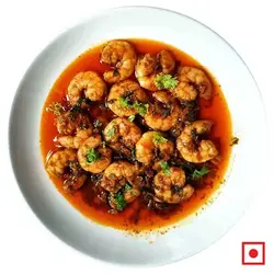 Garlic prawns