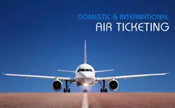 domestic  and international air ticket booking services 