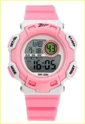 Digital Pink Strap Watch
