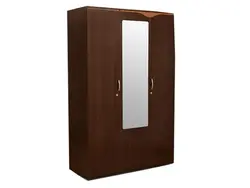 Swirl 3 Door Wardrobe Teak