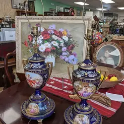 Blue lamps