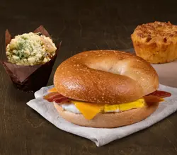 Bacon & Cheddar Egg Sandwich