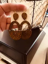 Tear Drop Filigree Earrings