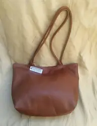 Leather Zipper Tote Bags