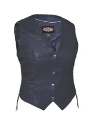 BRAIDED VEST WOMENS (LACE SIDES)