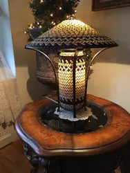 Art Glass Tile Lamp