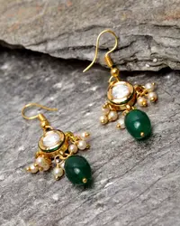 Beaded Drop Earrings