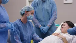 Caesarean Operation.