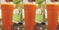 Thai Tea with Fruit Jelly