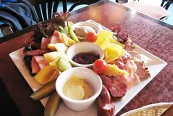 Meat and cheese tray