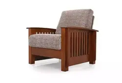 Wooden Sofa Single Seater