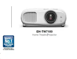 Epson EH-TW7100- Home Theatre Projector