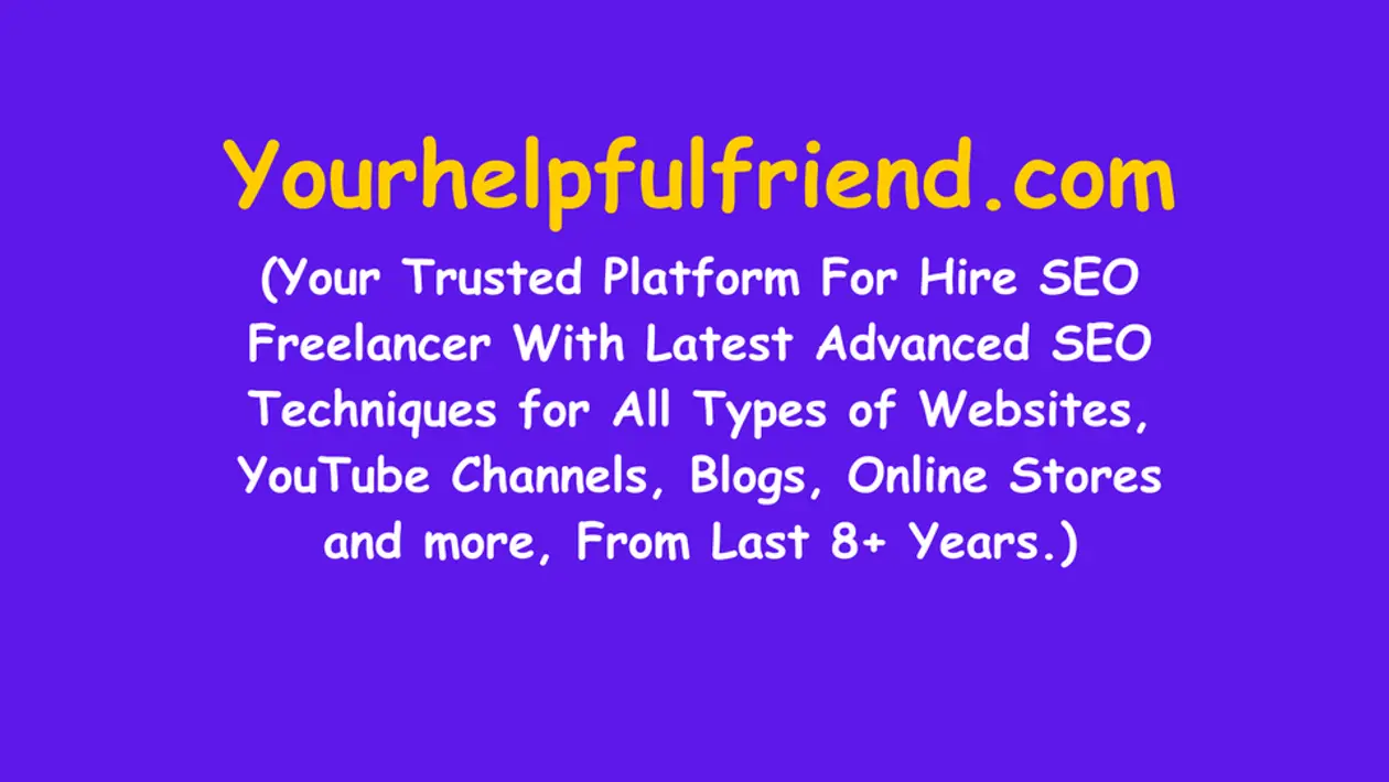 Yourhelpfulfriend.com 